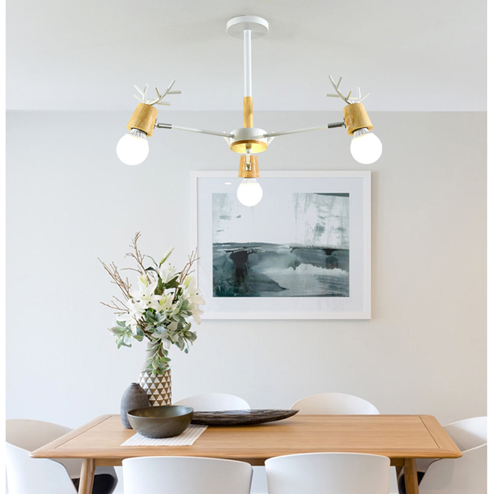Soft Ambient Glow Deer Pendant Light